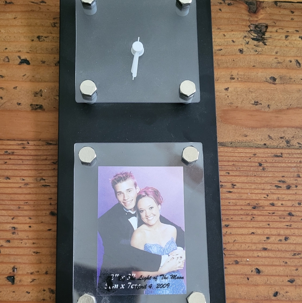 Picture Frame/ Clock Combo